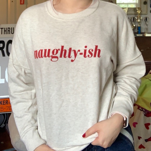Aerie naughty-ish holiday crewneck - Picture 1 of 4